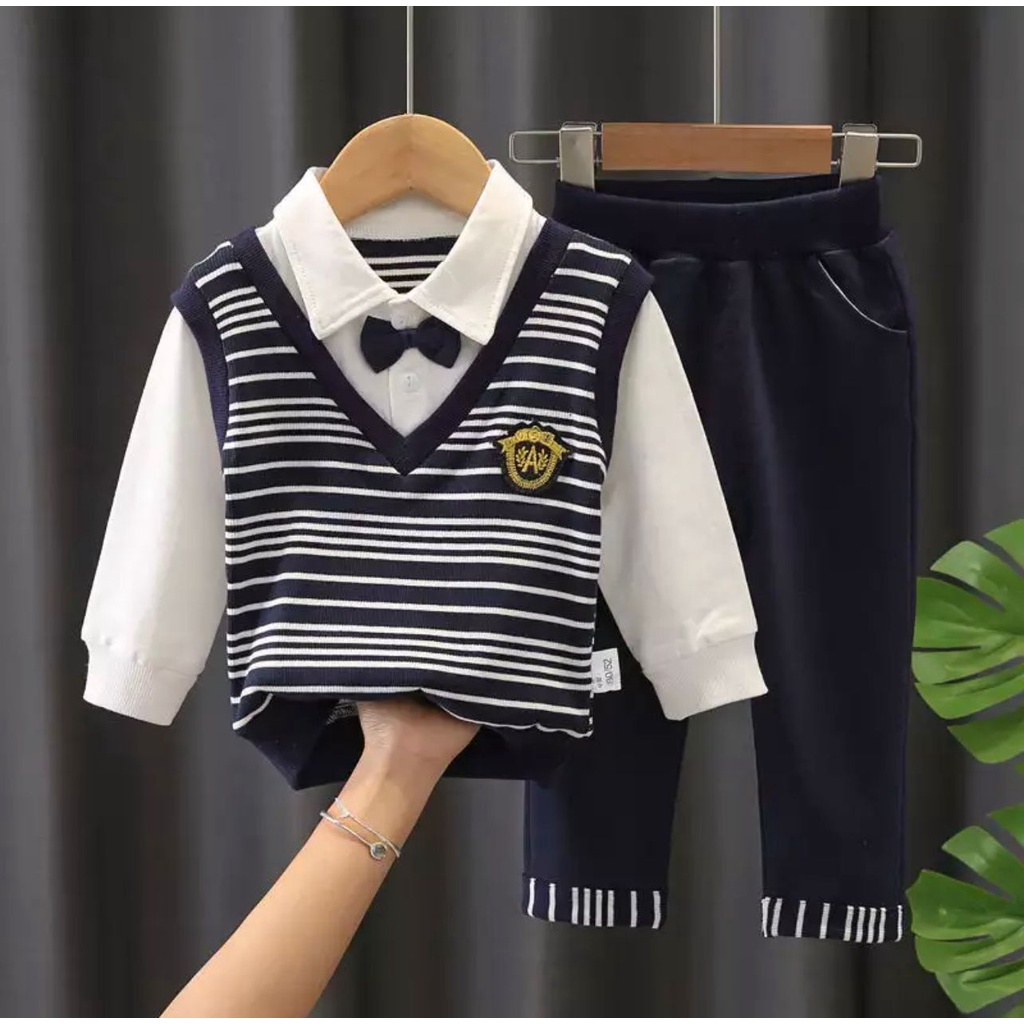 SETELAN SWEATER ANAK BAHAN BABAYTERRY UMUR 1-5 TAHUN SETELAN SCHOOL BAJU PAKAIAN ANAK LAKI LAKI PEREMPUAN TERBARU OUTFIT ANAK MASA KINI BAHAN ADEM NYAMAN TERMURAH