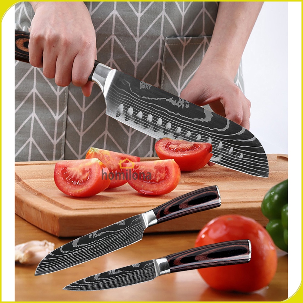 Pisau Dapur Chef Damascus Pattern XITUO