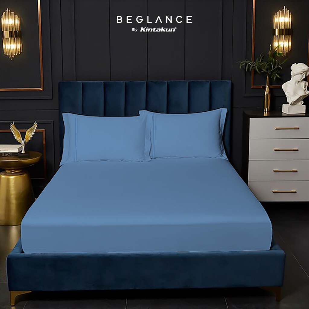 Kintakun Sprei Set 160 Queen Beglance Cotton Katun Bantal Embroidery