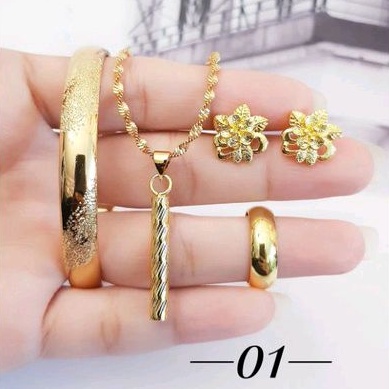 Xuping Set Perhiasan Wanita Dewasa Gold Terbaru Lapis Emas 24k 2211g