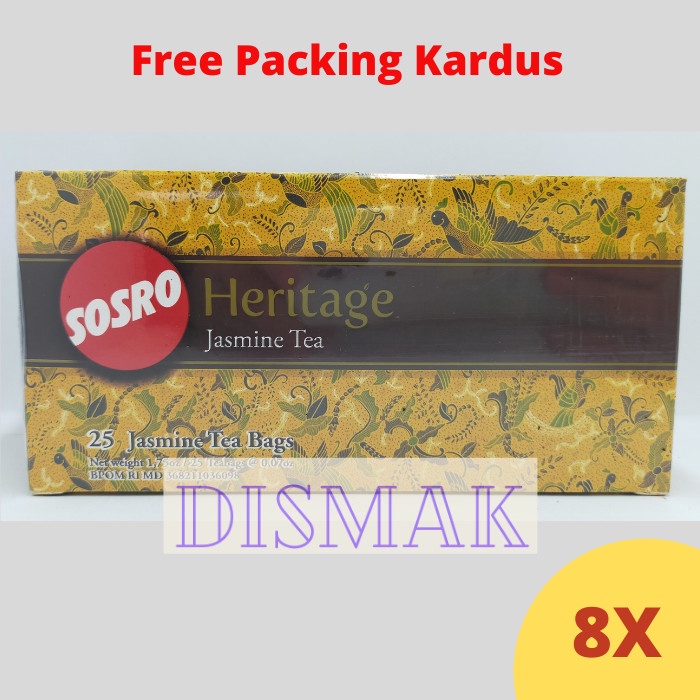 

TEH SOSRO HERITAGE CELUP 8 PCS