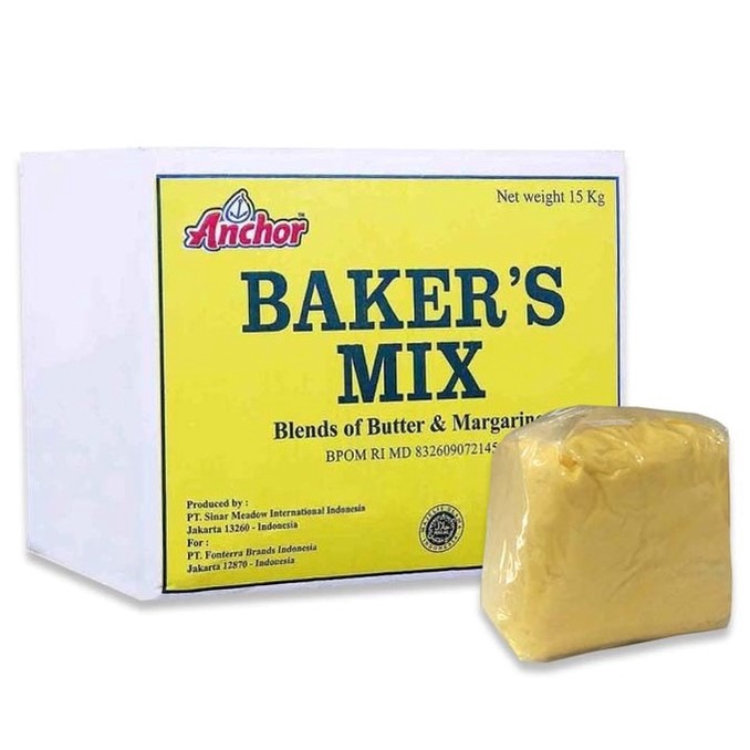 

Bakers Mix Blends 250gr Anchor Campuran Margarin & Mentega