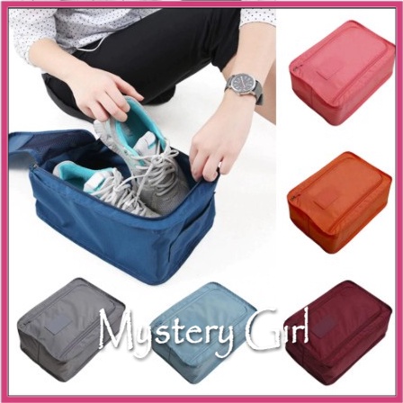 Shoes TAS SEPATU KECIL Pouch Travel / Tas Sendal Sepatu Lipat / Shoes Bag Organizer /Tempat Sepatu Sandal