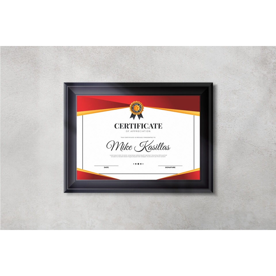 

Sertifikat A4 Free Design | Print Certificate