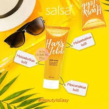 Salsa Hans Jebb Gel Skin Cleanser ( Lulur tanpa bilas ) Salsa Hans Jebb Lemon Breeze