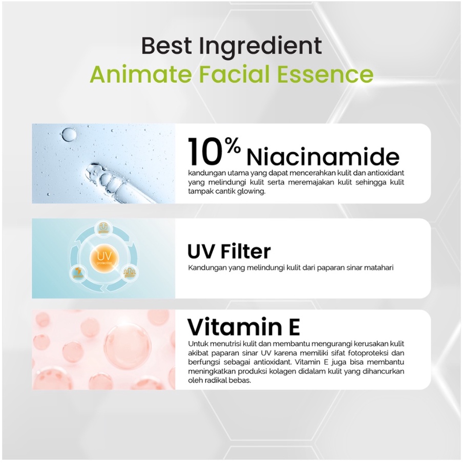 ANIMATE KAPSUL Facial Essence Serum Vitamin E isi 60 kapsul