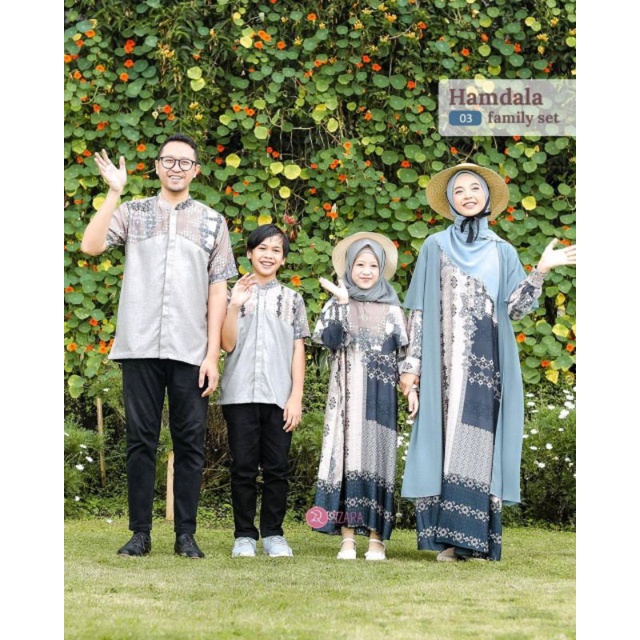 RIHAIA | Couple / Sarimbit Keluarga 2023 Hamdala Family Set Collection by Zizara