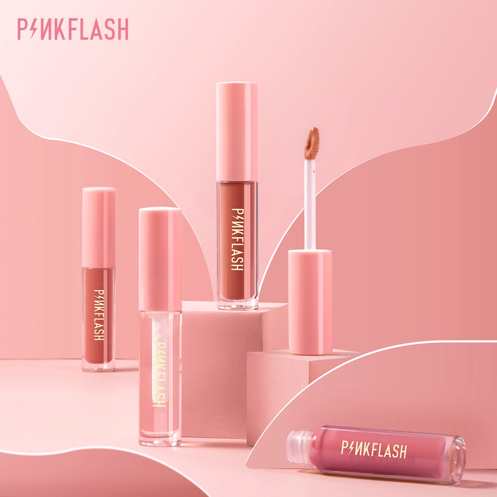 PINKFLASH Lasting Glossy Lipgloss | Lip Gloss | Pink Flash | BPOM PF-L02 n