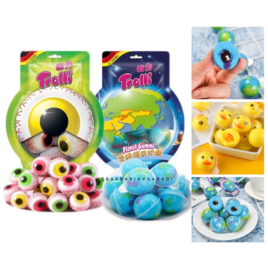 

Trolli Planet Gummy / Gummi Permen Korea 1 buah Permen Jelly Trolli Gummy HALAL