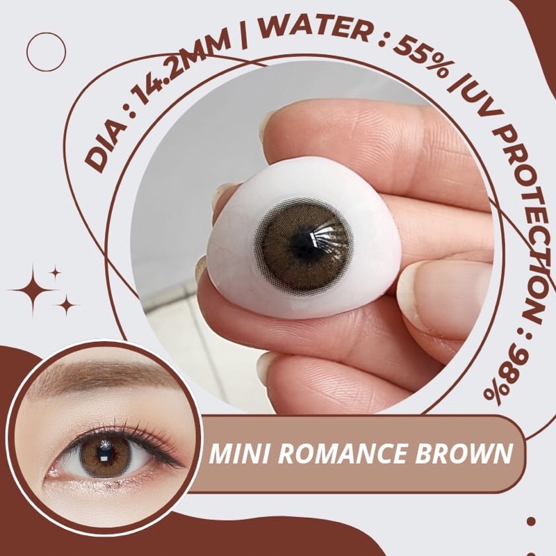 softlens pusbel romance Gray &amp; brown original korea