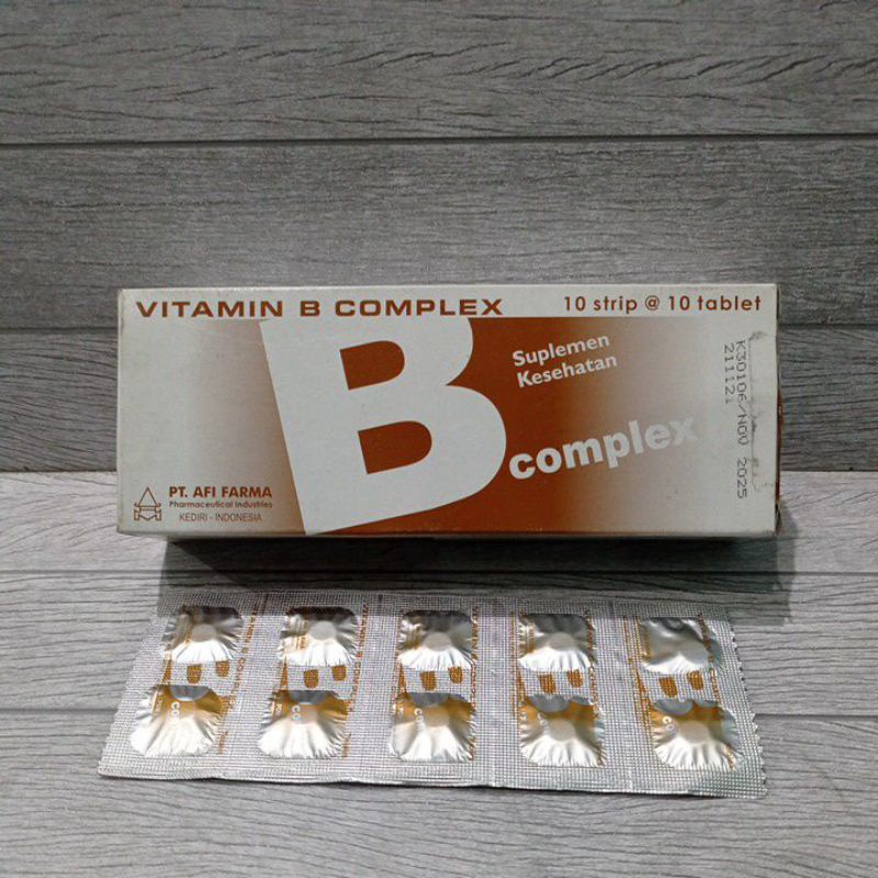 Vitamin B komplex (jual perstrip)