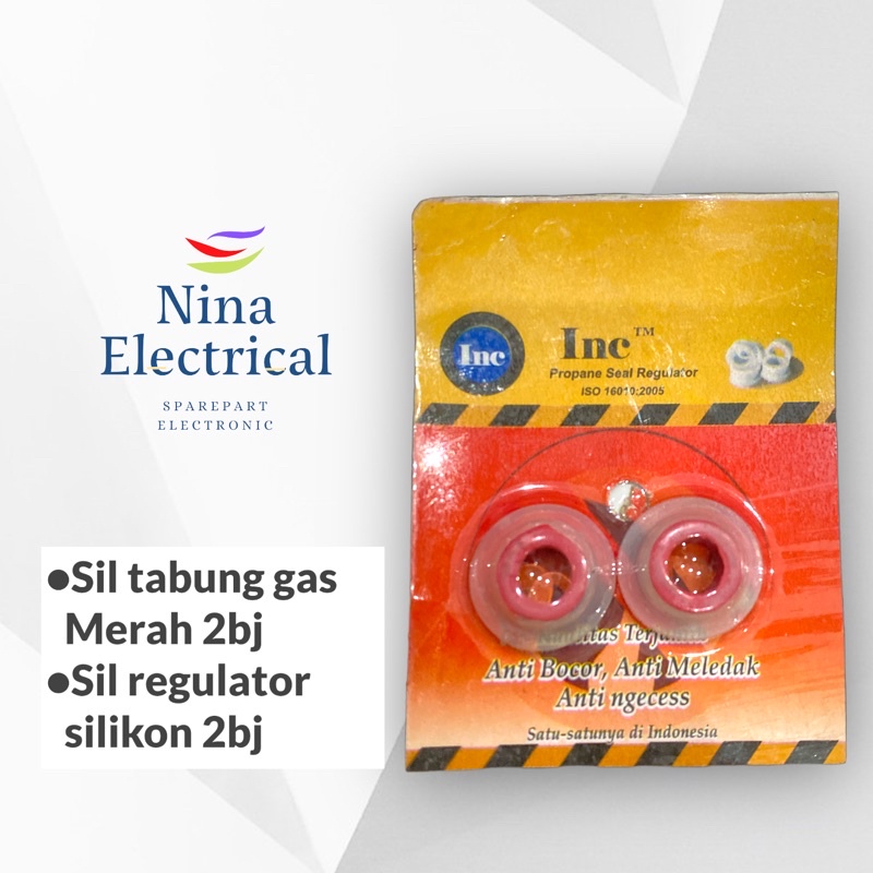 SEAL TABUNG GAS DAN REGULATOR SET INCHRISTO