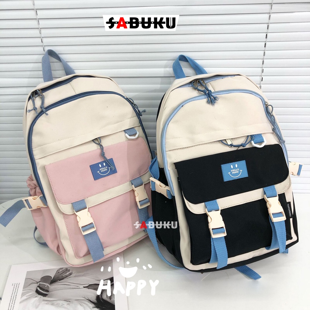 Tas Ransel Laptop Backpack Wanita Tas Ransel Sekolah Tas Punggung Wanita Tas SD SMP SMK - 275