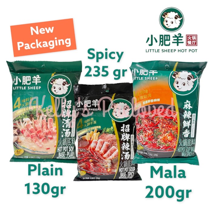 

LITTLE SHEEP BUMBU HOT POT SHABU SHABU BASE ORIGINAL SPICY MALA