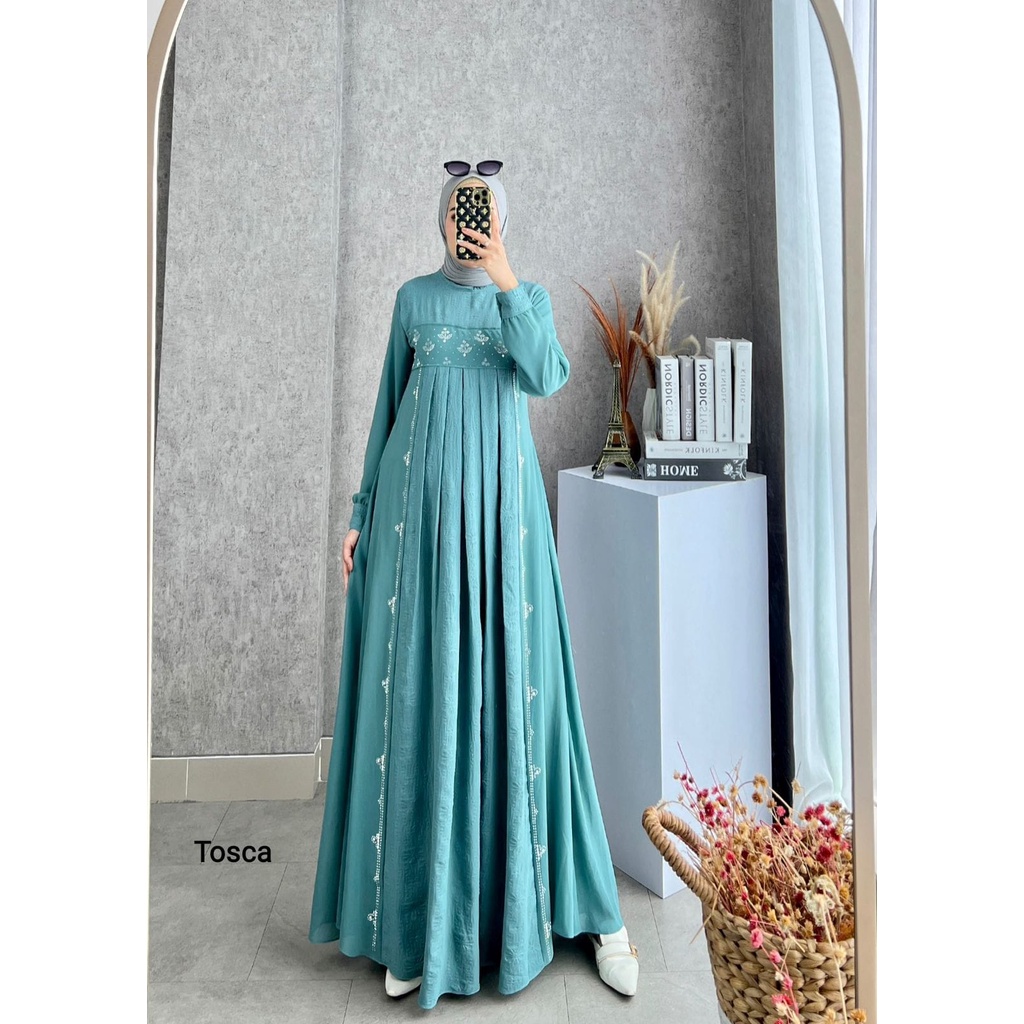 Gamis Afsana 2 (seri A)  Dress Original GLAMZ Terbaru / Gamis Dewasa Maxy / Baju