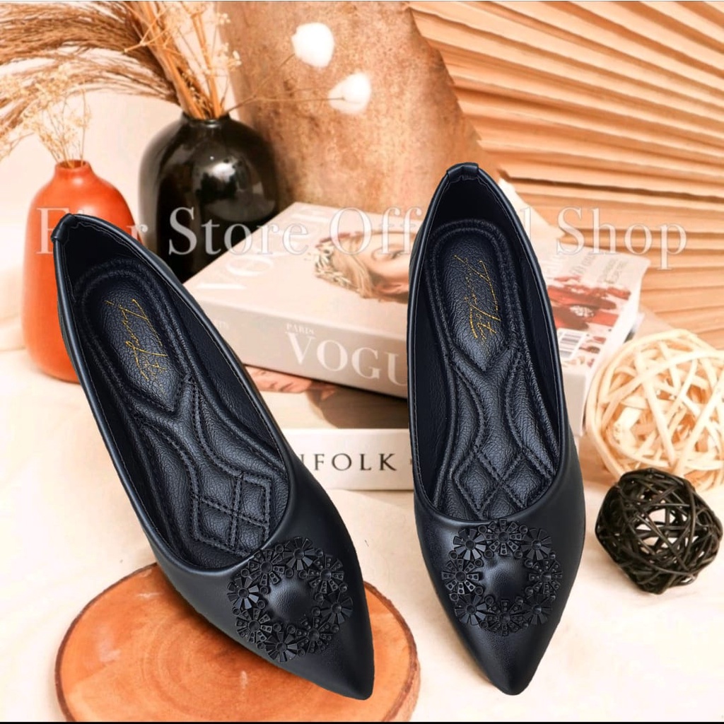 FIOR LOTUS Ballevina Pointed Toe Ballet Flat AR 15 - Fior Store