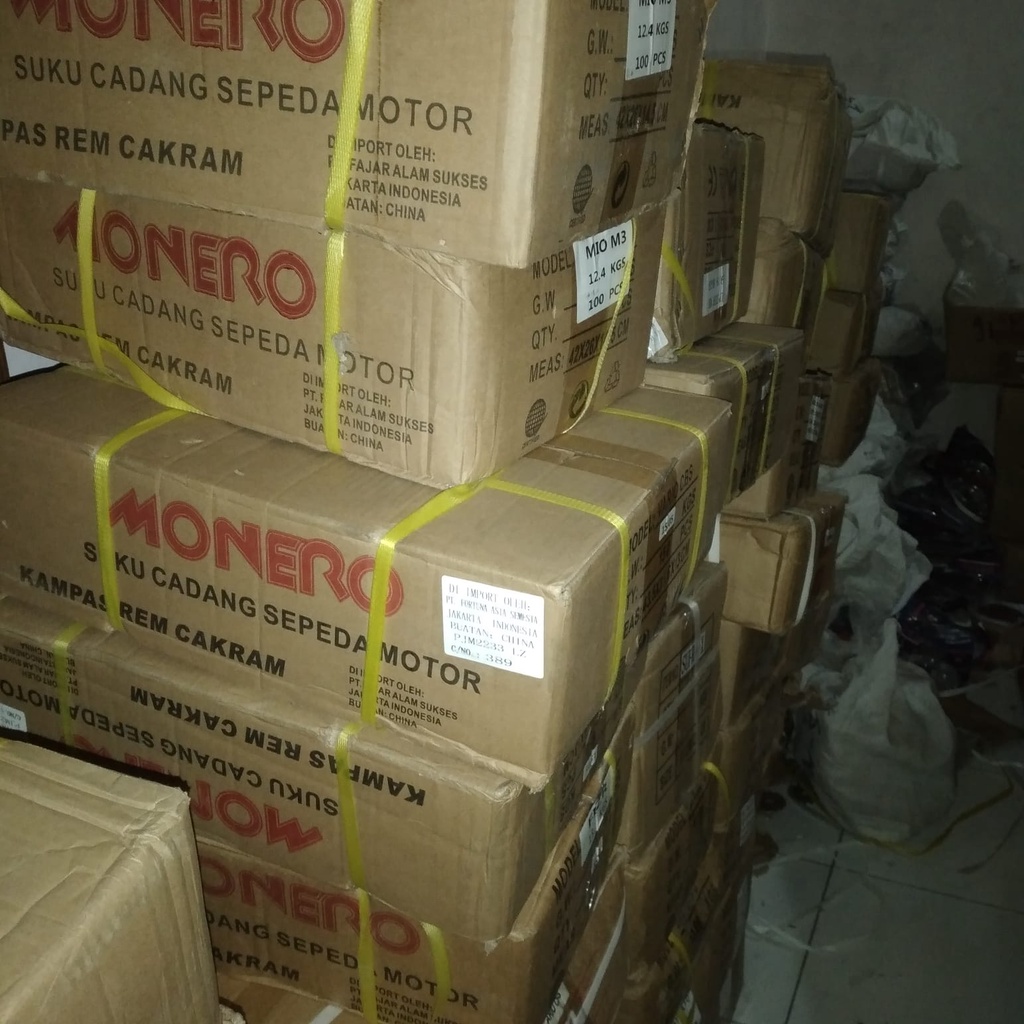 KAMPAS REM DEPAN SATRIA FU, SPIN, JUPITER MX NEW BELAKANG, SUPRA X125 BELAKANG MONERO