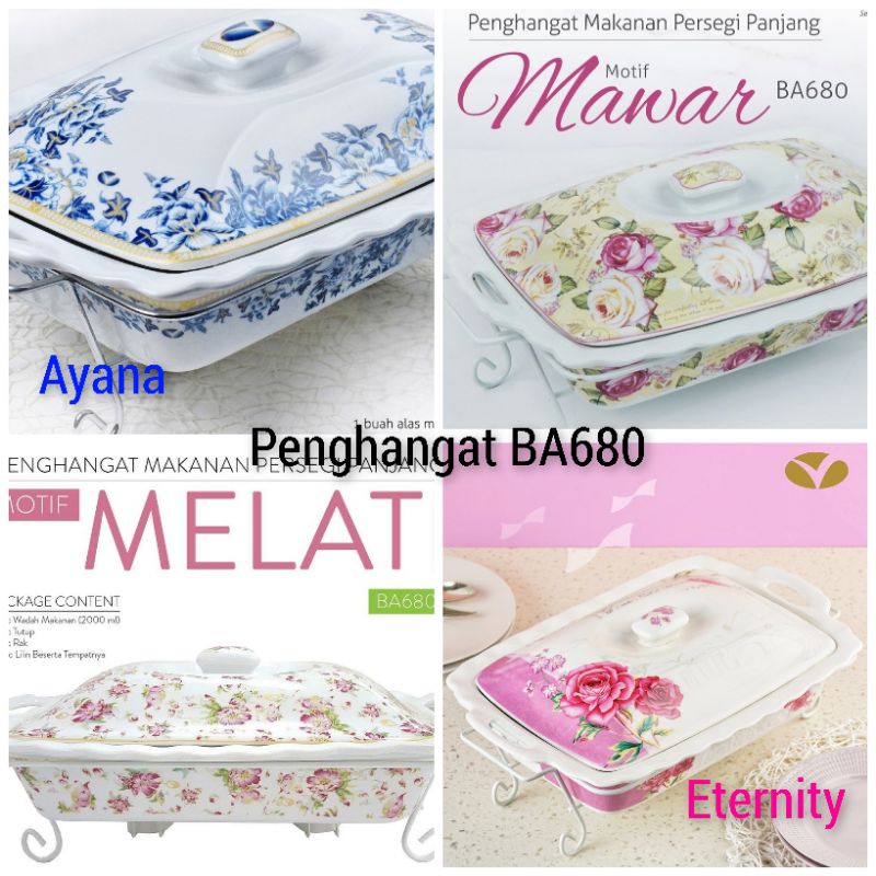 Rectangular Food Warmer BA680 - Garansi