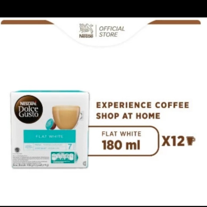 

NESCAFE DOLCE GUSTO FLAT WHITE 16 CAPSULE