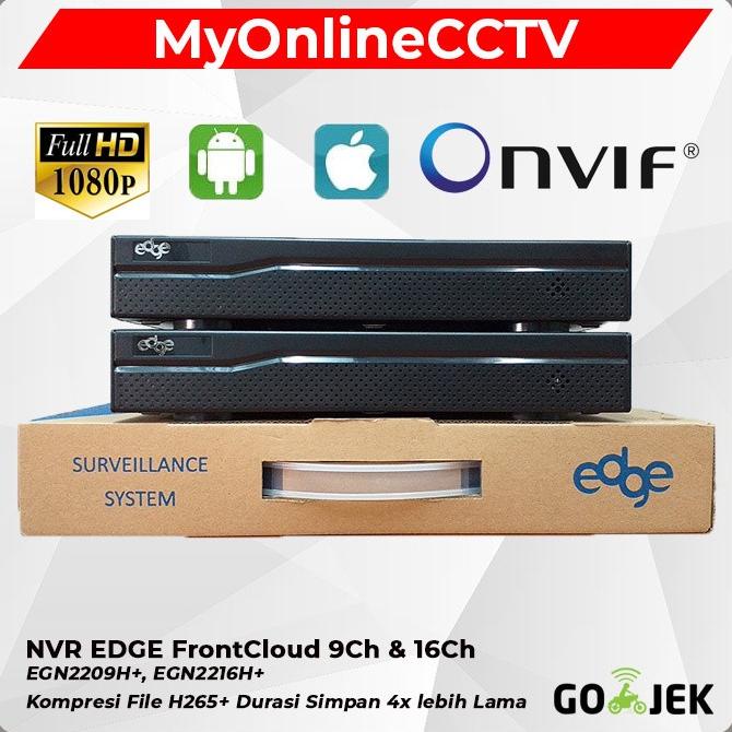 Paket NVR IP Camera Cam CCTV EDGE FrontCloud 9CH