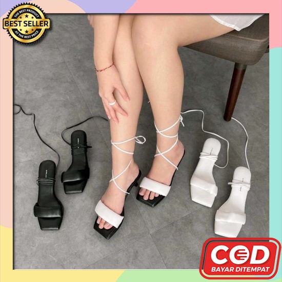 Sandal Heels Wanita Import / Zara Heels Ribbon Blink Hils Import Perempuan Cewek Kasual Formal Party