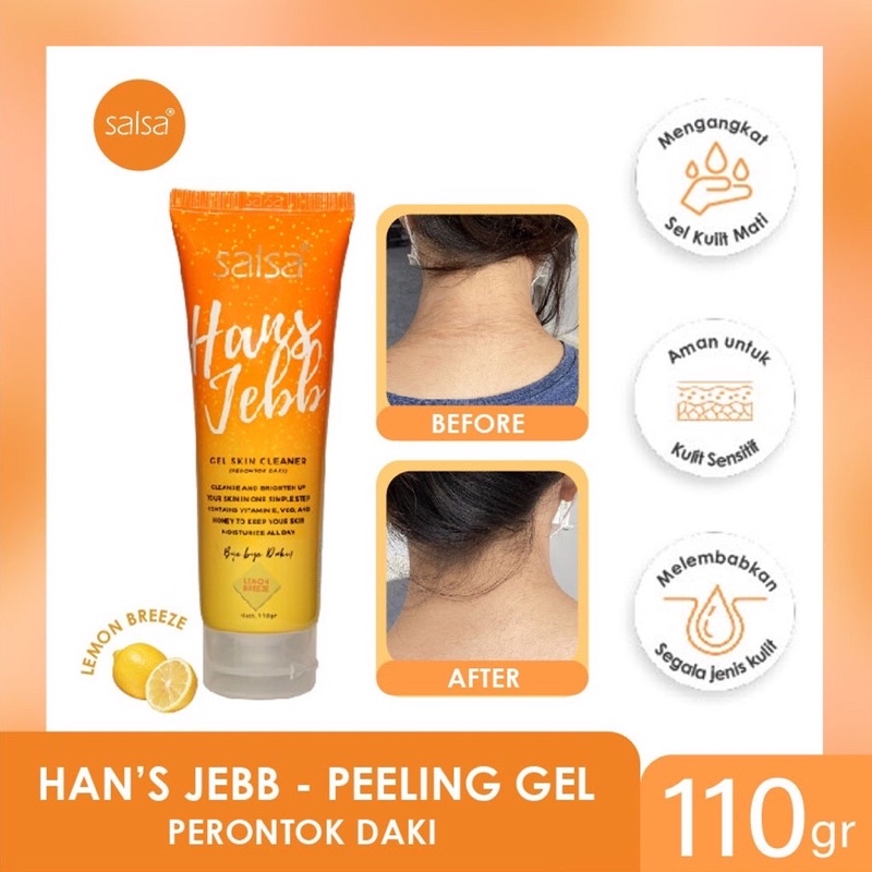 【GROSIR】MEDAN COD SALSA Hans Jebb Murah Peeling Gel - Perontok Daki dan Ketiak Hitam | Salsa Hans Je