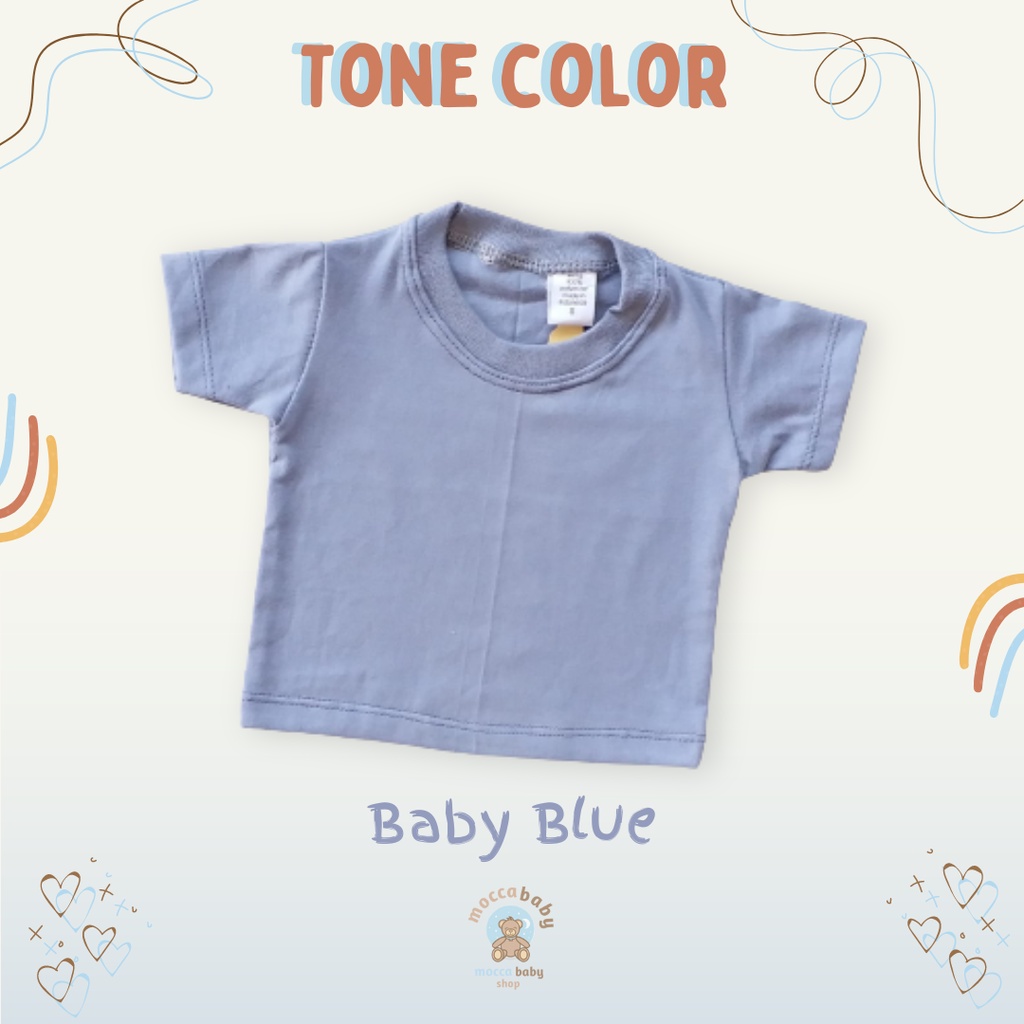 MBSS - KAOS BABY POLOS Basic Tee Kaos Anak / Atasan Anak / Kaos Bayi / Atasan Bayi