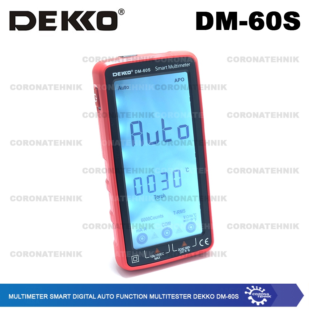 DM-60S - Multimeter Smart Digital Auto Function Multitester Dekko