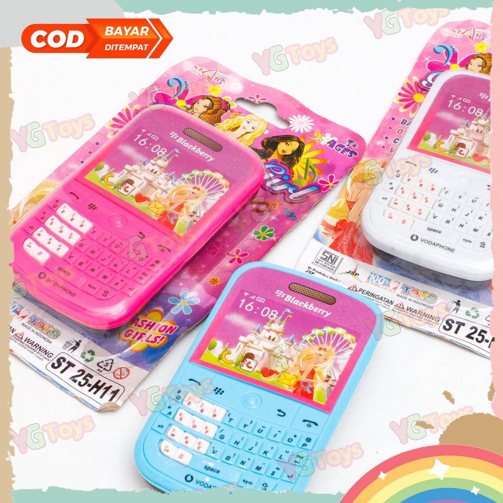 YGtoys Mainan Telfon Telepon Telpon Handphone HP Anak Perempuan Musik Princess Musical Toy HP Aiyaiyai