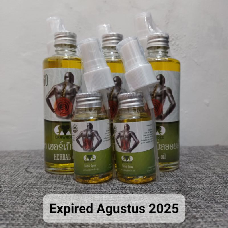 Jual Erawadee Herbal Spray No. 60 85 ml Original dari Thailand ...