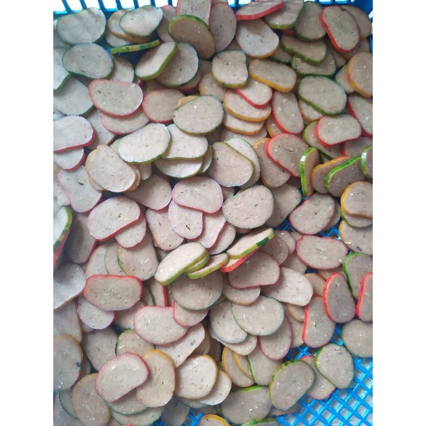 

KERUPUK IKAN TAMBAN khas BINTAN model bulat Kecil 250gr/500gr