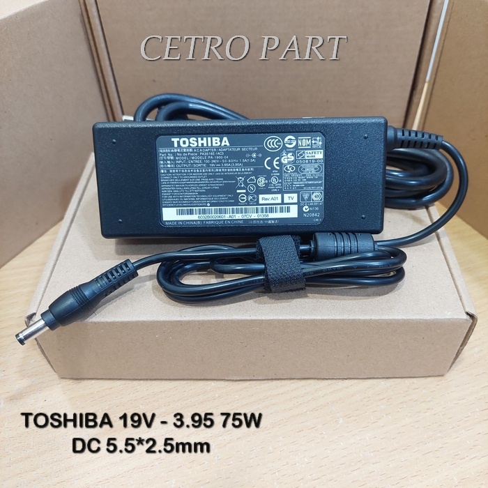 Adaptor Charger Toshiba Satelite M600 M645 Series 19V - 3.95A NEW