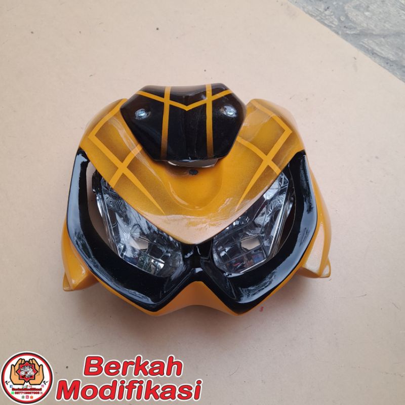 Batok Kepala Headlamp Ninja Z1000 Buat VIXION CB150R BYSON Satria GSX-S150 Scorpio Verza DLL