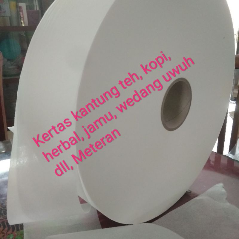 KERTAS KANTUNG TEH CELUP/KOPI CELUP,  JUAL METERAN.