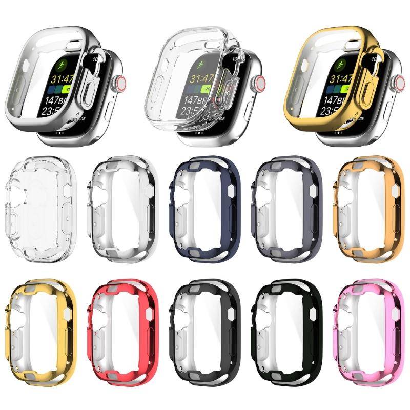 Soft Case TPU Full Cover Pelindung Layar Apple Watch Ultra 49mm Bumper Ultra 49mm