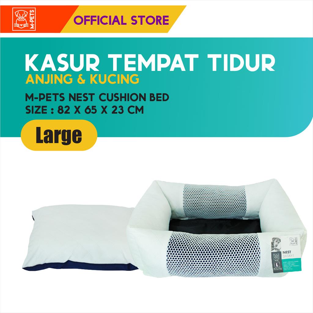 M-Pets Nest Cushion Size L / Kasur Tempat Tidur Kucing Anjing