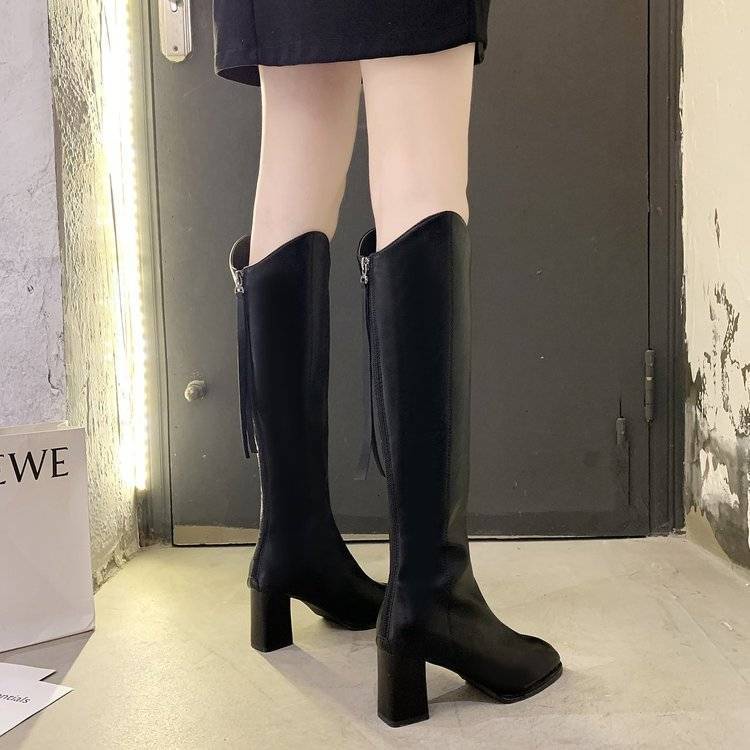 ✅PINKEY P102 RESTOCK SEPATU LONG BOOTS FLAT KOREA IMPORT