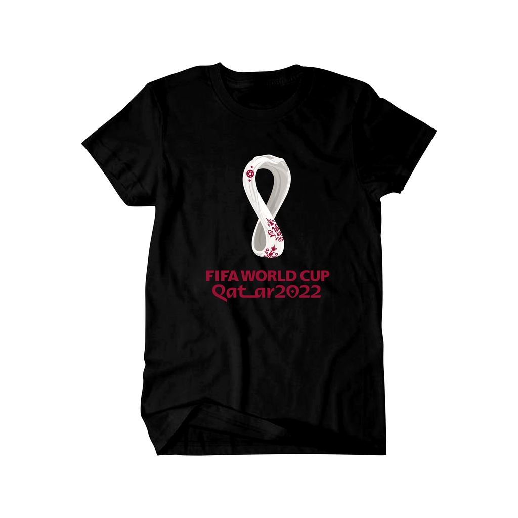 Kalemmerch Kaos T-Shirts Hitam - Piala Dunia Qatar 2022 Original