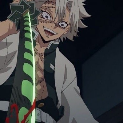 mainan pedang kayu kimetsu no yaiba nichirin demon slayer super - Sanemi Shinazug, 70cm