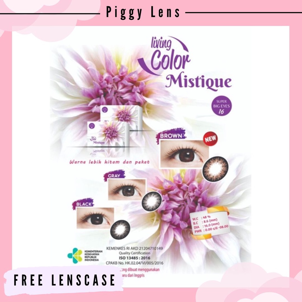 SOFTLENS LIVING COLOR MISTIQUE MINUS 3.25 S/D 6.00