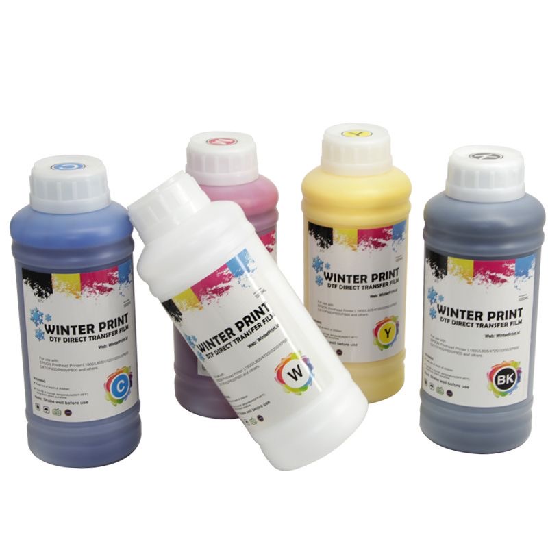 Tinta DTF Winter Print Formula Baru/Grade A DTF Hasil Pekat 1000ml - Putih, 1000 ml