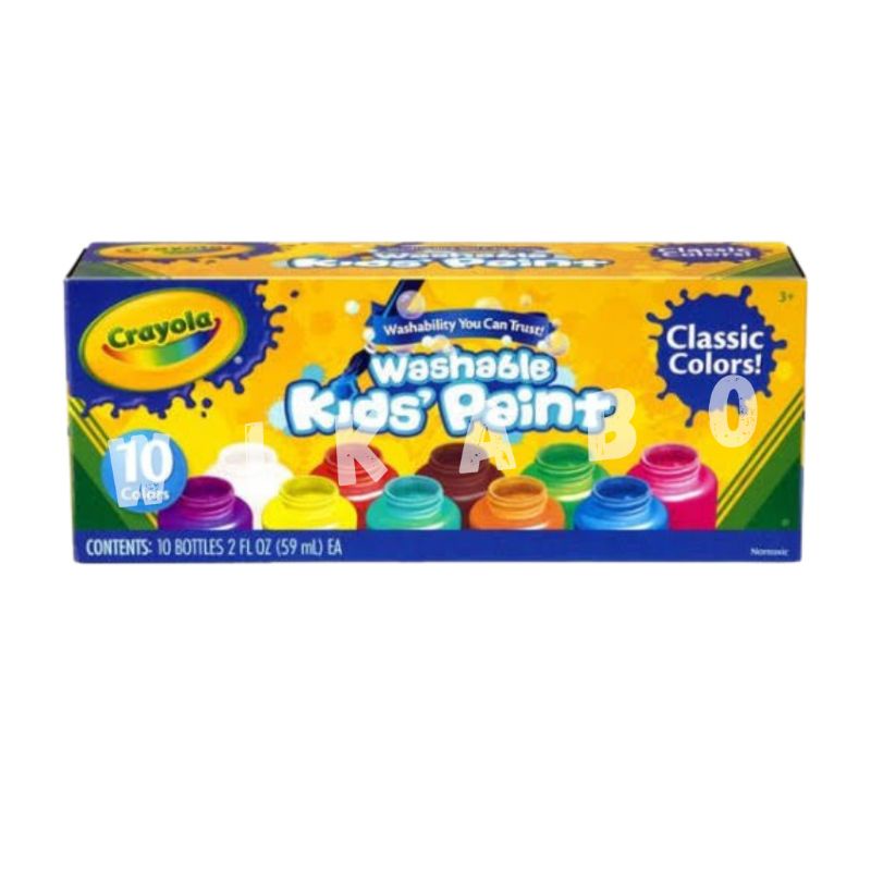 

Crayola Washable Kids Paint Classic Colors