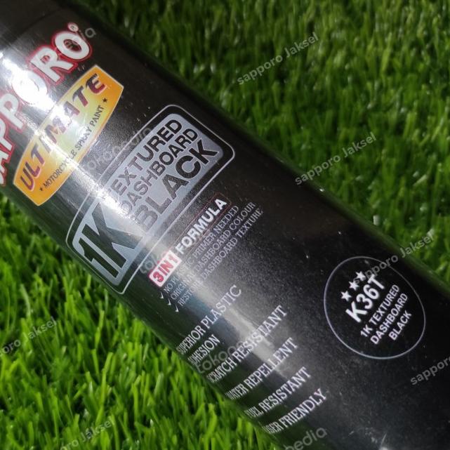 Sapporo Ultimate K36T Texture Dashboard Black / cat semprot Sapporo