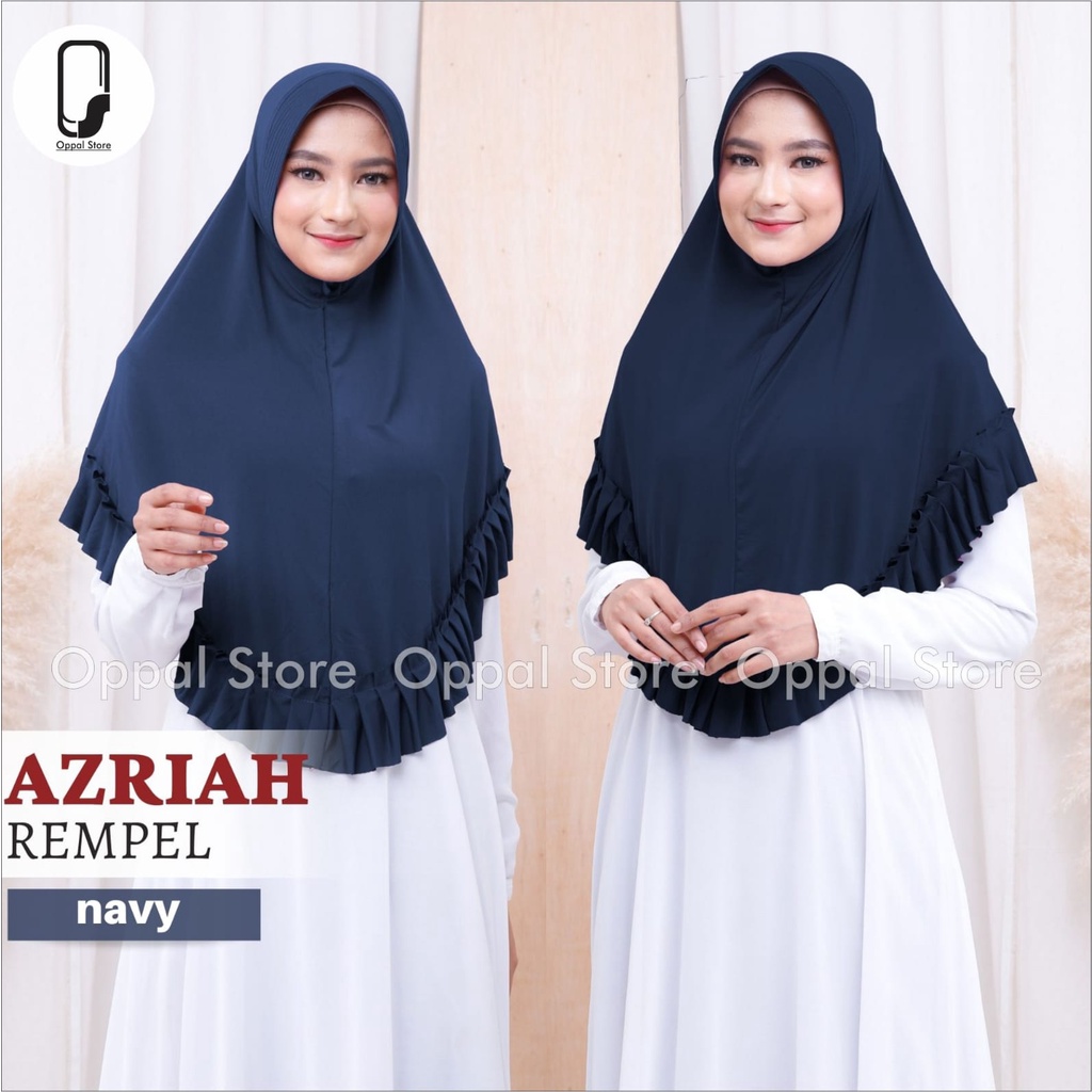 Jilbab Instant Dewasa Bergo Azriah Bahan Jersey Terbaru Termurah / Alody's Collection