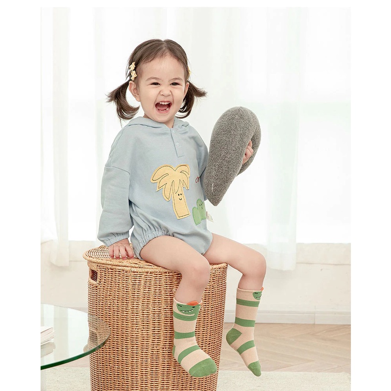 kaos kaki anak usia 0-2 tahun import premium / kaos kaki bayi karakter ANIMAL anti slip