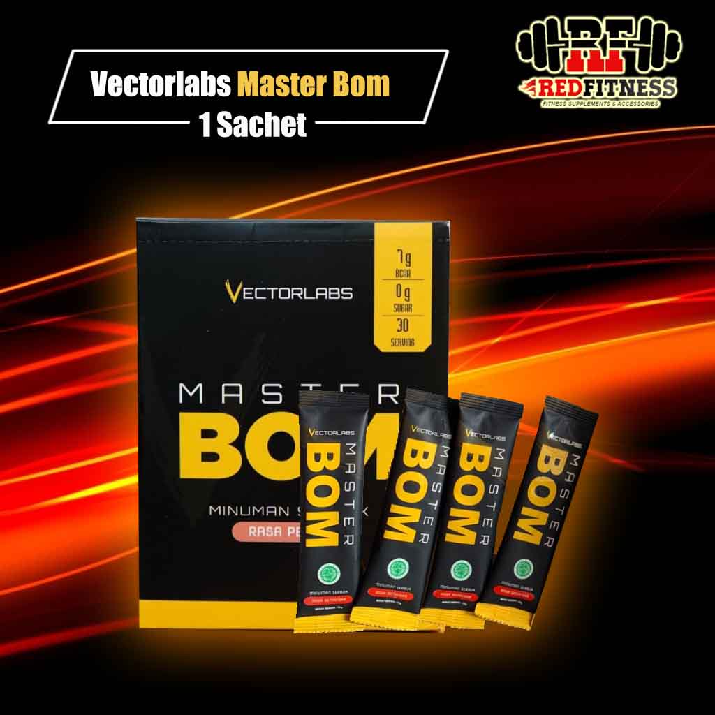 Vectorlabs Master Bom BCAA 1 Sachet Eceran / Ecer 1 Serving BPOM Halal