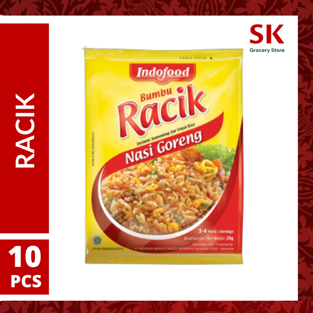 

[Harga Grosir] Indofood Bumbu Racik Instan Nasi Goreng (1 Renteng)