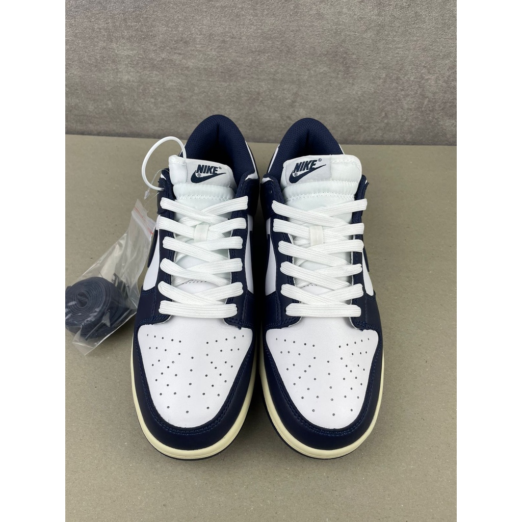 Dunk Low Vintage Navy (W), 100% Real Pic.