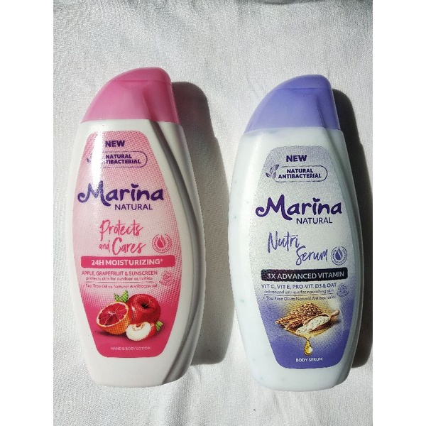 Jual Marina Hand & Body Lotion Natural 92ml Shopee Indonesia
