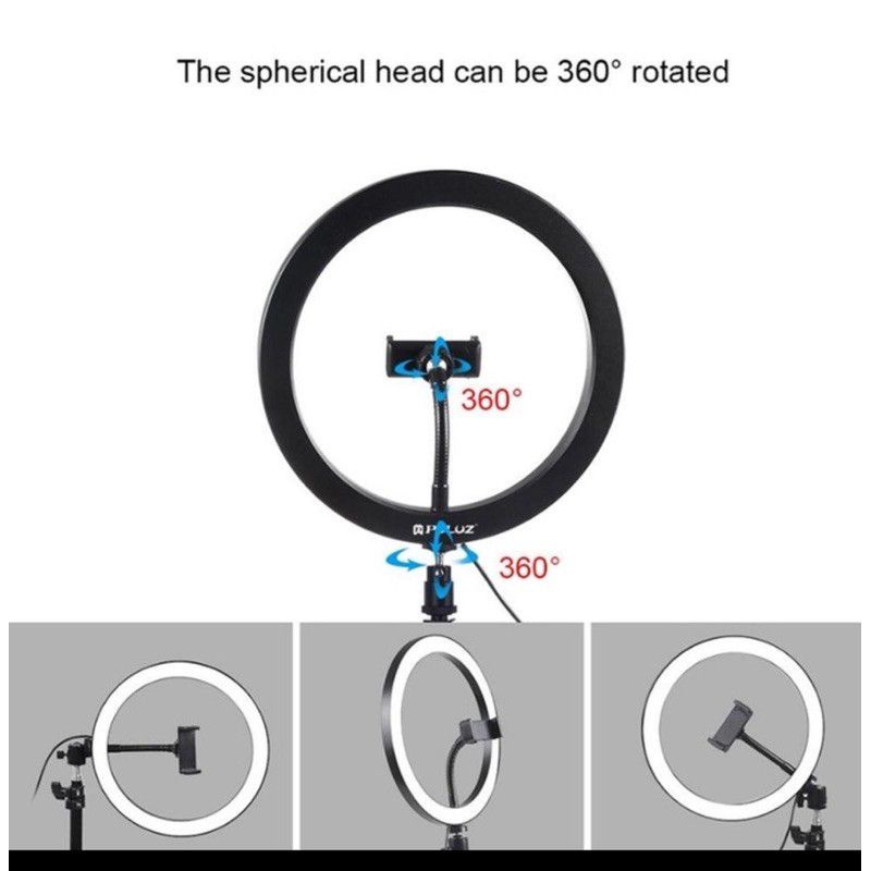 Ringlight Ring Light 26cm 3 mode LED 26 Jumbo Holder Mini Ball
